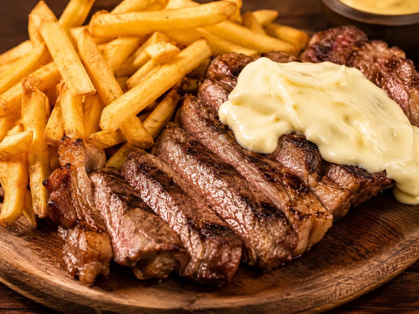 Contra Filé c/ Fritas e Requeijão